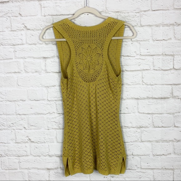 Athleta Knit Mandala Flower Pullover Sweater Vest - Picture 6 of 9